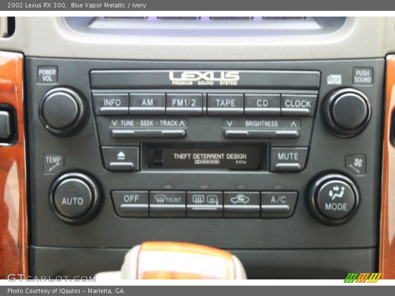 Blue Vapor Metallic / Ivory 2002 Lexus RX 300