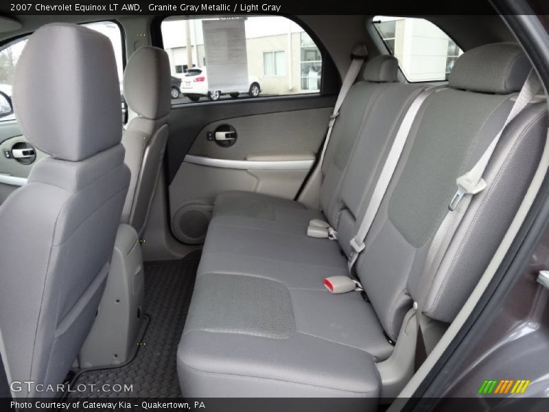 Granite Gray Metallic / Light Gray 2007 Chevrolet Equinox LT AWD