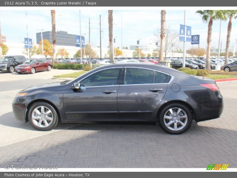 Graphite Luster Metallic / Taupe 2012 Acura TL 3.5