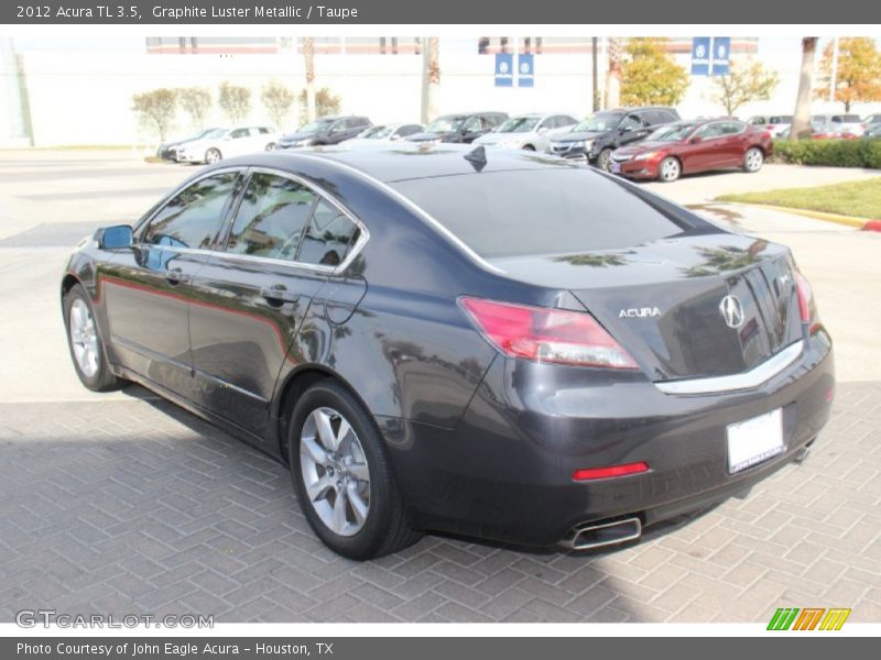 Graphite Luster Metallic / Taupe 2012 Acura TL 3.5