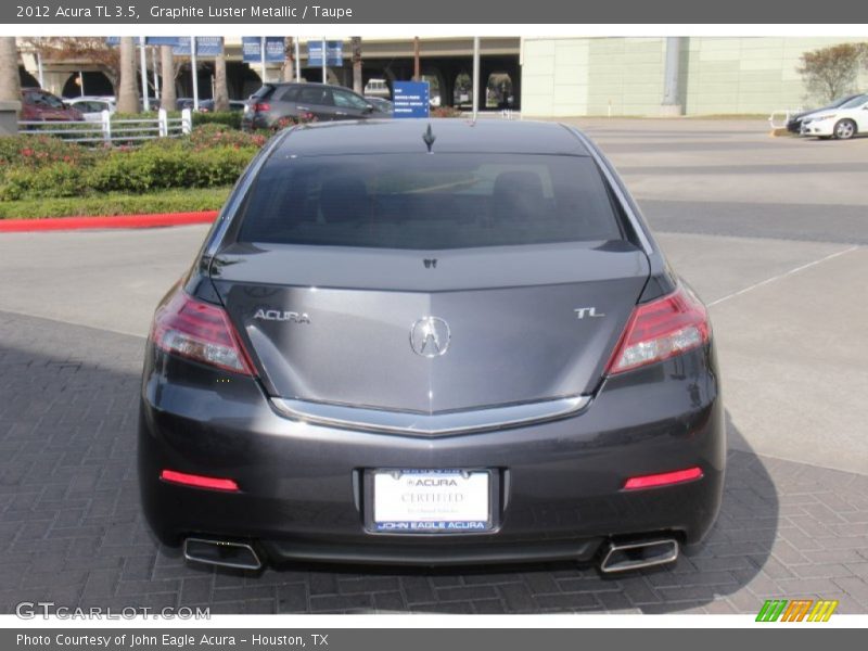 Graphite Luster Metallic / Taupe 2012 Acura TL 3.5
