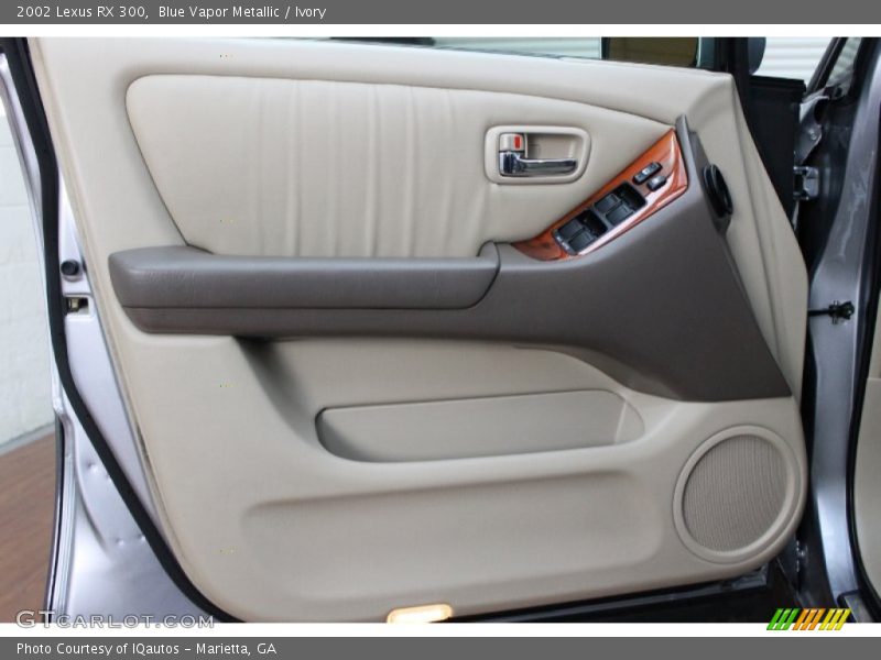 Blue Vapor Metallic / Ivory 2002 Lexus RX 300