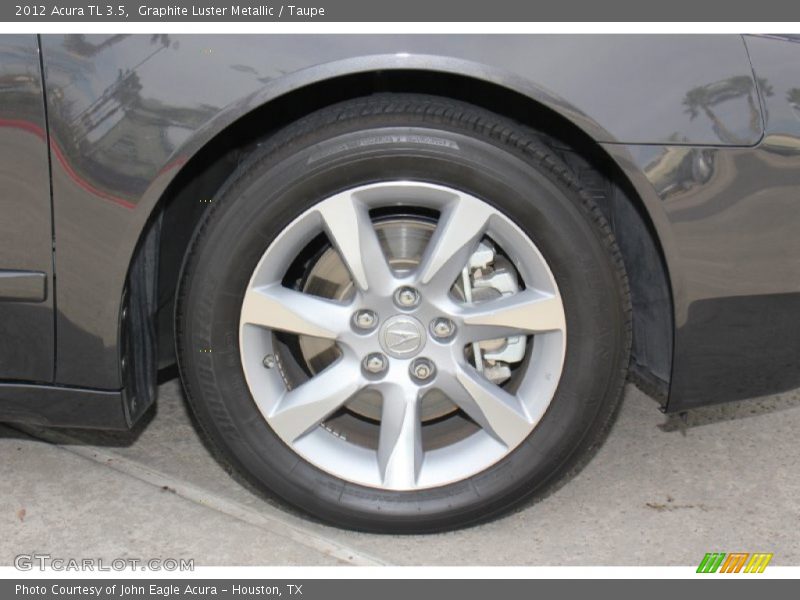 Graphite Luster Metallic / Taupe 2012 Acura TL 3.5