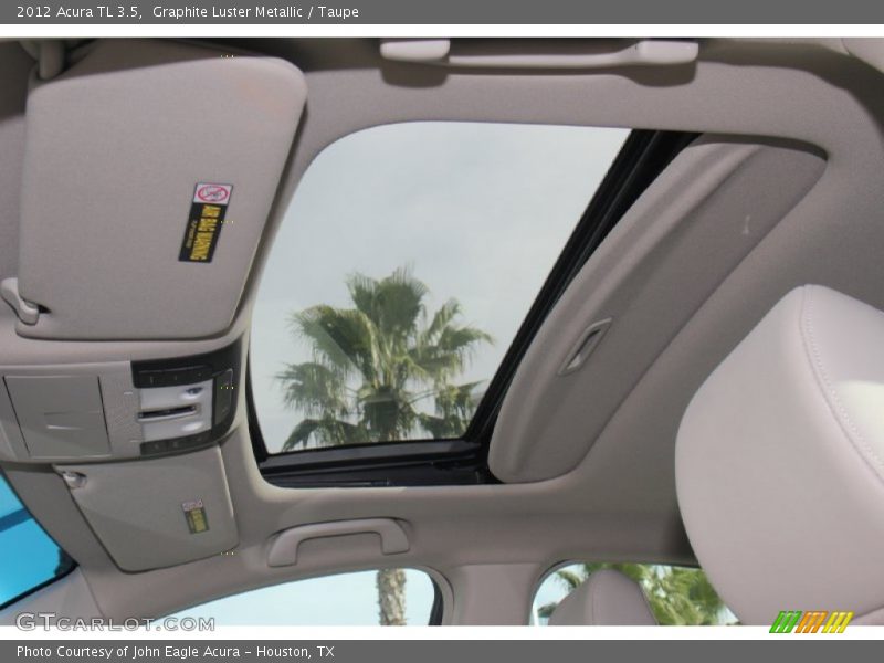 Graphite Luster Metallic / Taupe 2012 Acura TL 3.5