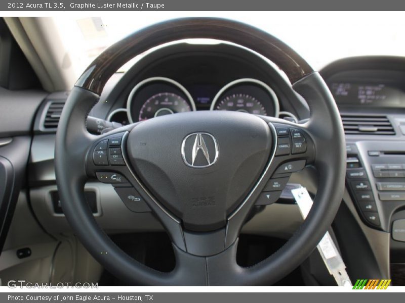 Graphite Luster Metallic / Taupe 2012 Acura TL 3.5