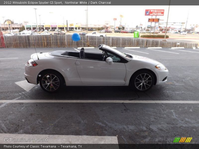 Northstar White / Dark Charcoal 2012 Mitsubishi Eclipse Spyder GS Sport