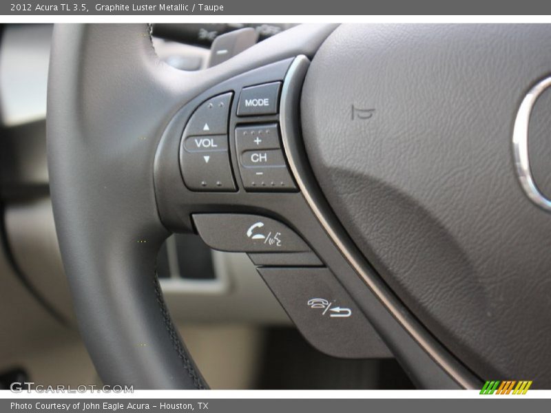 Graphite Luster Metallic / Taupe 2012 Acura TL 3.5