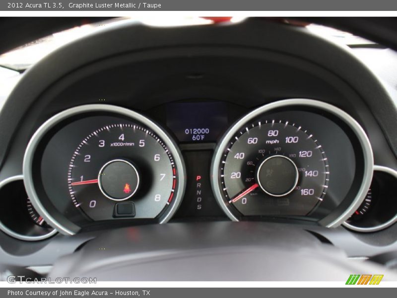 Graphite Luster Metallic / Taupe 2012 Acura TL 3.5