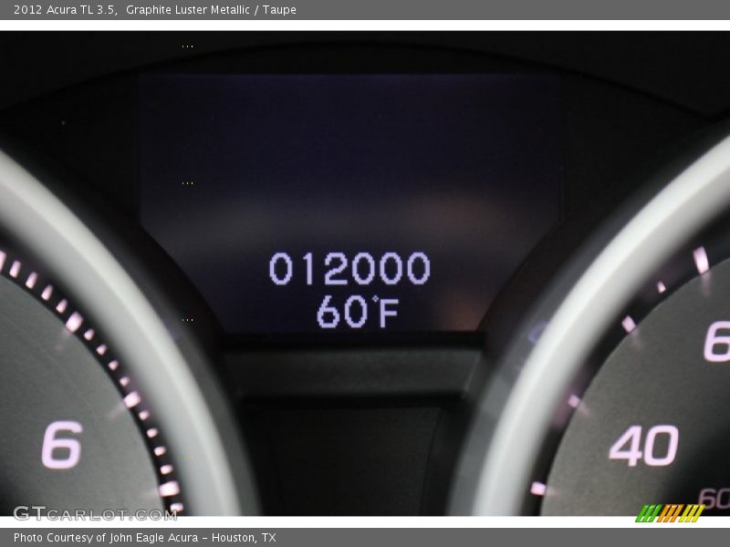 Graphite Luster Metallic / Taupe 2012 Acura TL 3.5