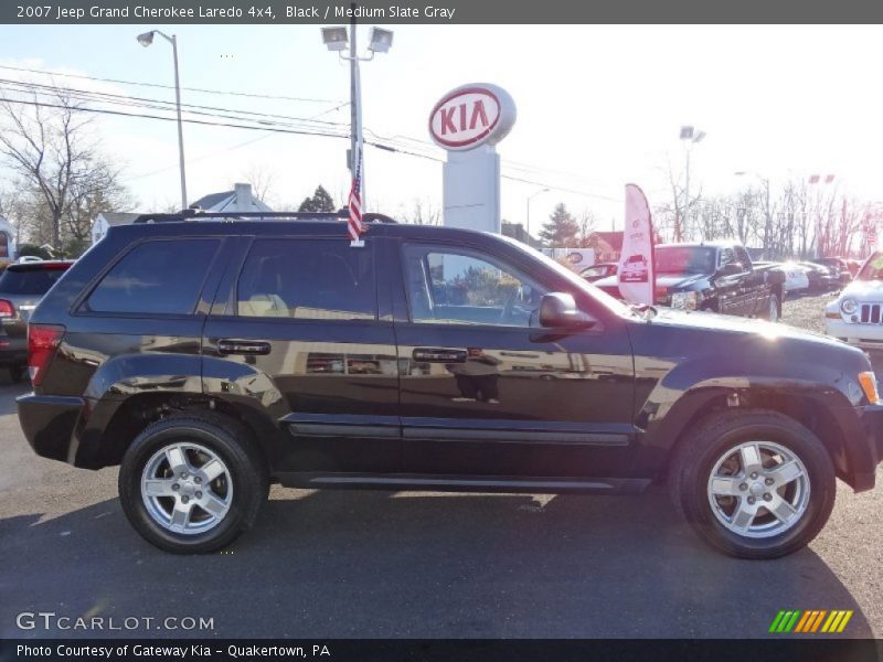 Black / Medium Slate Gray 2007 Jeep Grand Cherokee Laredo 4x4
