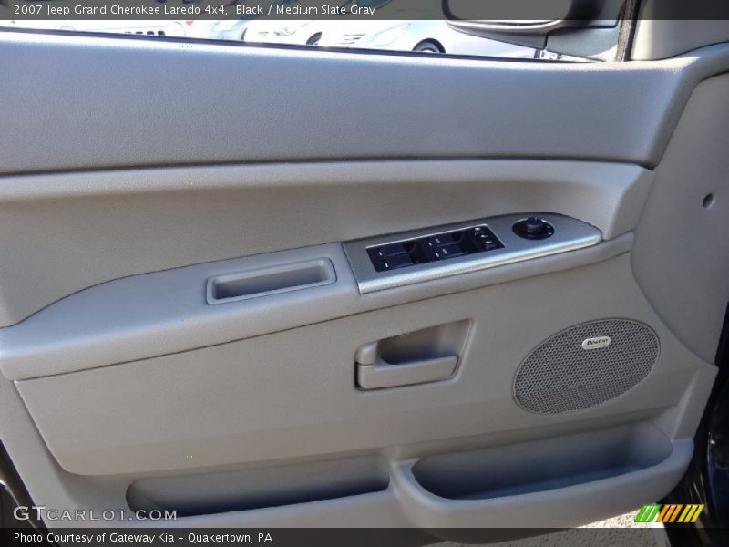 Black / Medium Slate Gray 2007 Jeep Grand Cherokee Laredo 4x4