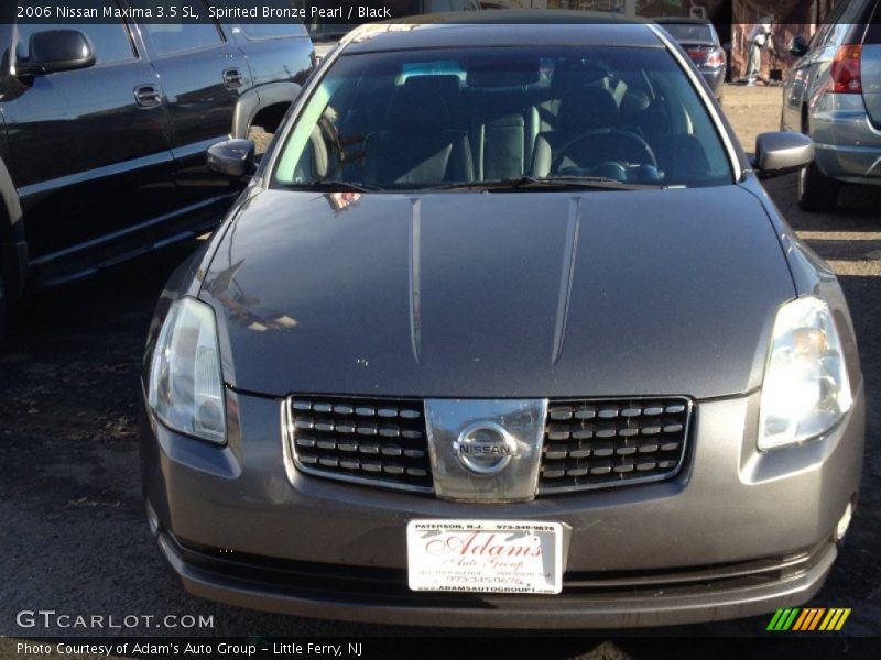 Spirited Bronze Pearl / Black 2006 Nissan Maxima 3.5 SL