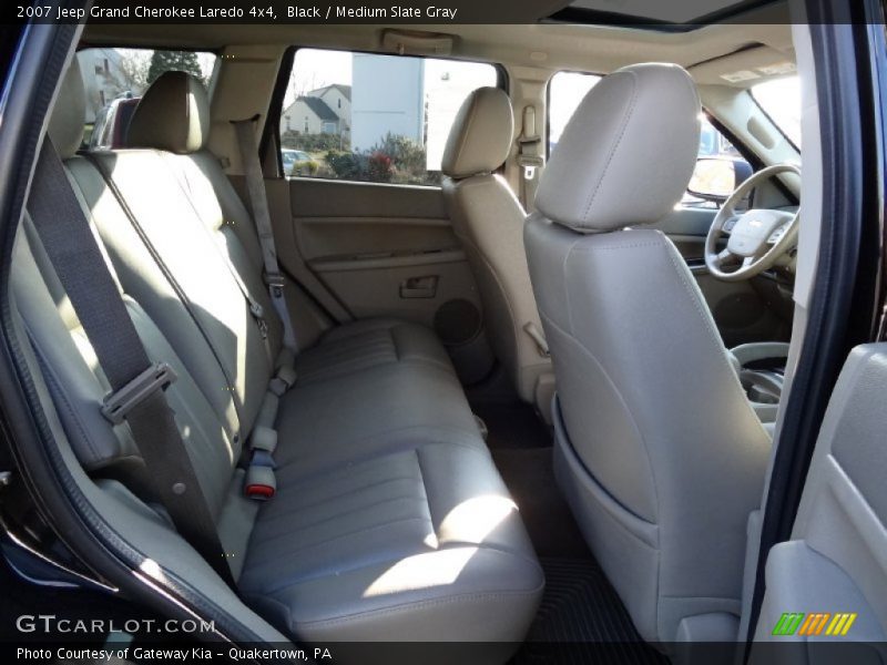 Black / Medium Slate Gray 2007 Jeep Grand Cherokee Laredo 4x4