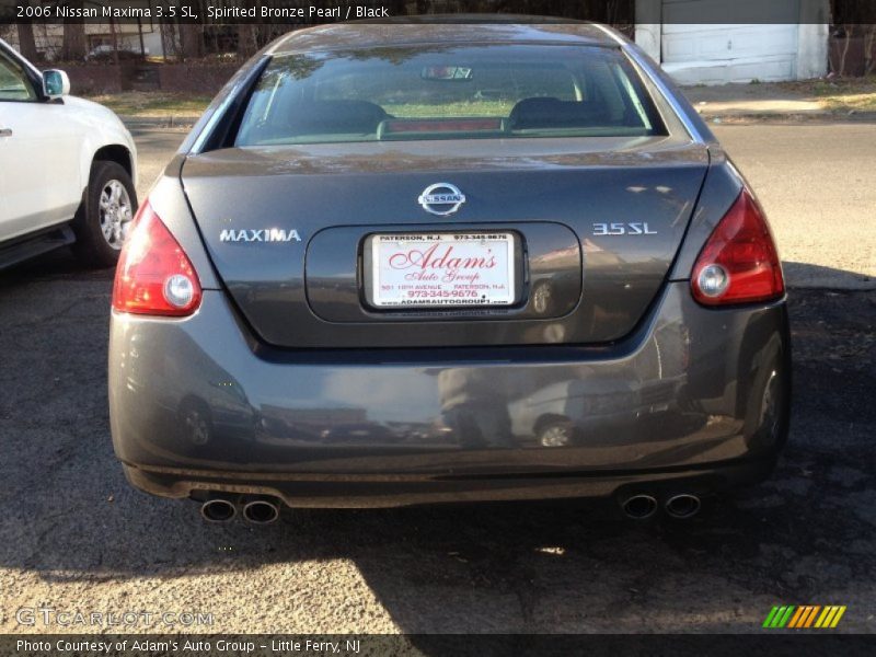 Spirited Bronze Pearl / Black 2006 Nissan Maxima 3.5 SL