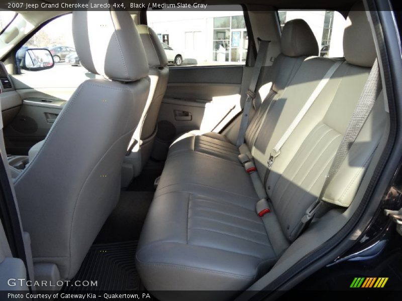 Black / Medium Slate Gray 2007 Jeep Grand Cherokee Laredo 4x4