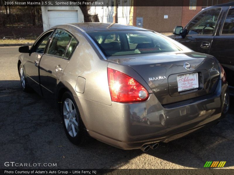 Spirited Bronze Pearl / Black 2006 Nissan Maxima 3.5 SL