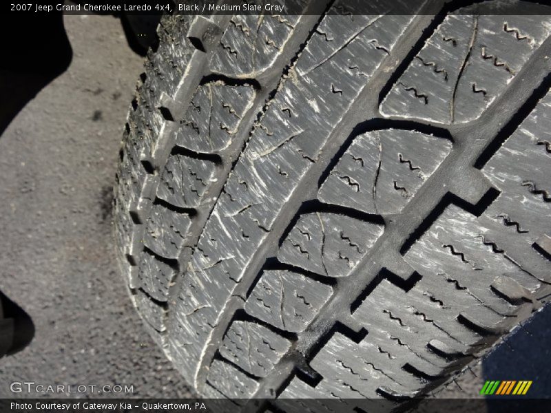 Black / Medium Slate Gray 2007 Jeep Grand Cherokee Laredo 4x4