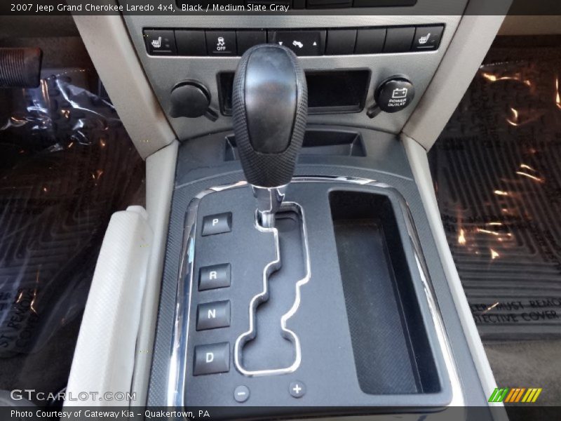 Black / Medium Slate Gray 2007 Jeep Grand Cherokee Laredo 4x4
