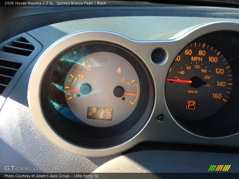 Spirited Bronze Pearl / Black 2006 Nissan Maxima 3.5 SL