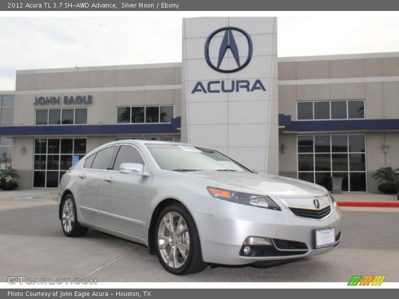 Silver Moon / Ebony 2012 Acura TL 3.7 SH-AWD Advance