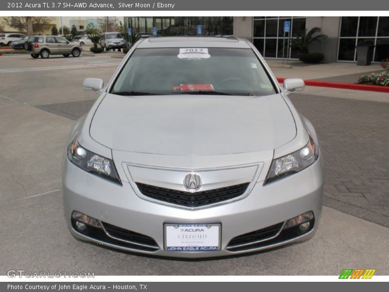 Silver Moon / Ebony 2012 Acura TL 3.7 SH-AWD Advance