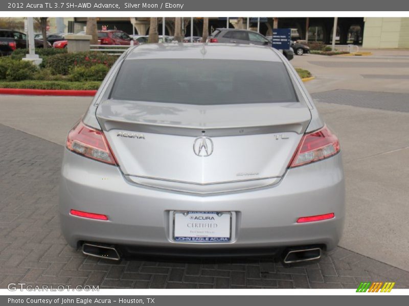 Silver Moon / Ebony 2012 Acura TL 3.7 SH-AWD Advance