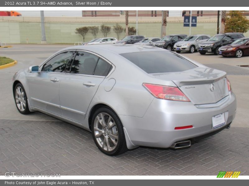 Silver Moon / Ebony 2012 Acura TL 3.7 SH-AWD Advance