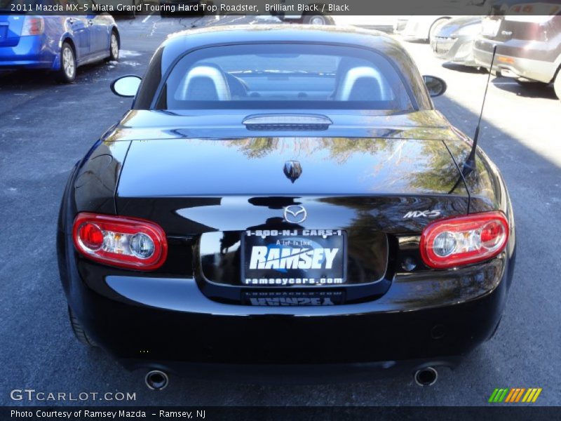 Brilliant Black / Black 2011 Mazda MX-5 Miata Grand Touring Hard Top Roadster