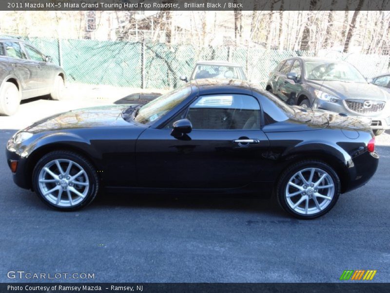 Brilliant Black / Black 2011 Mazda MX-5 Miata Grand Touring Hard Top Roadster