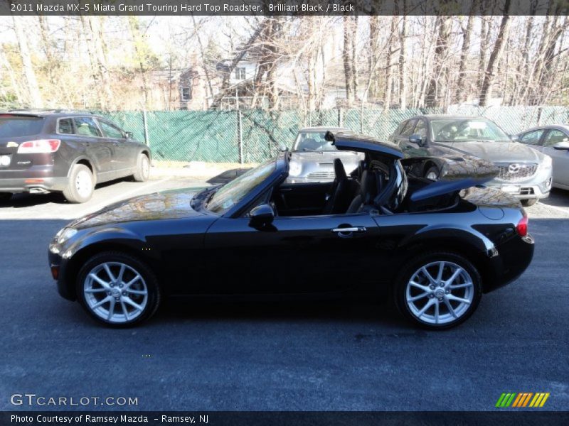 Brilliant Black / Black 2011 Mazda MX-5 Miata Grand Touring Hard Top Roadster