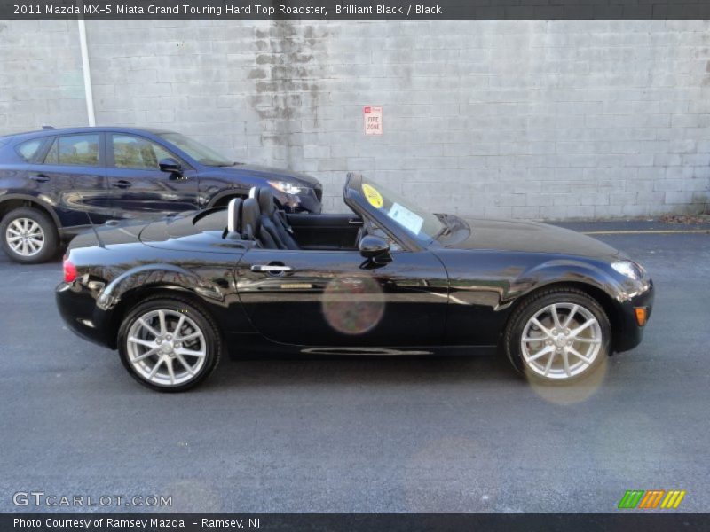 Brilliant Black / Black 2011 Mazda MX-5 Miata Grand Touring Hard Top Roadster