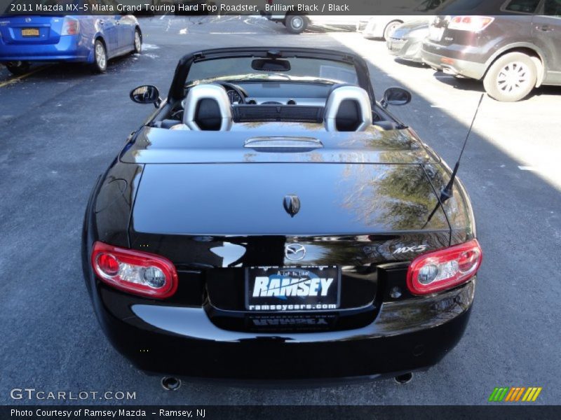 Brilliant Black / Black 2011 Mazda MX-5 Miata Grand Touring Hard Top Roadster