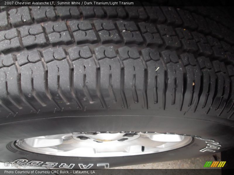 Summit White / Dark Titanium/Light Titanium 2007 Chevrolet Avalanche LT