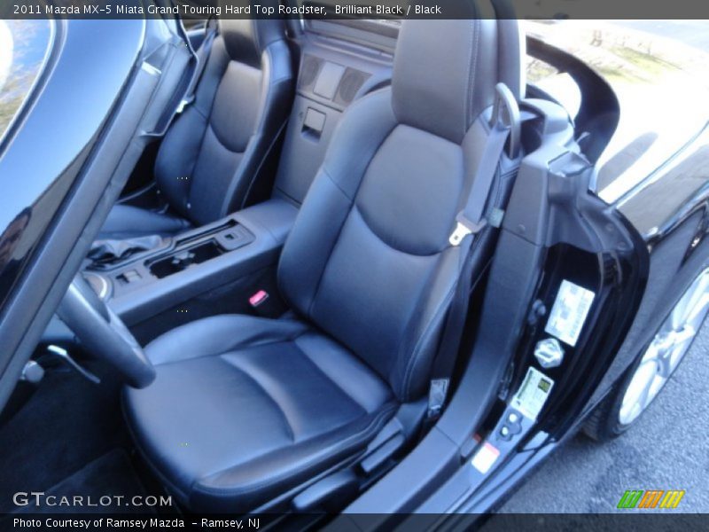 Brilliant Black / Black 2011 Mazda MX-5 Miata Grand Touring Hard Top Roadster