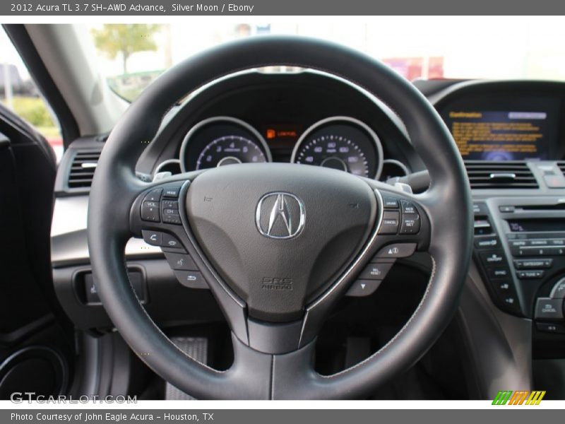Silver Moon / Ebony 2012 Acura TL 3.7 SH-AWD Advance