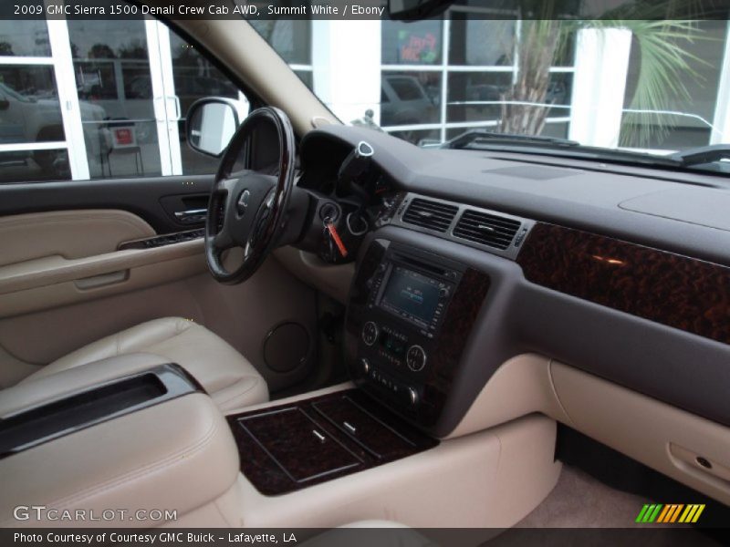Summit White / Ebony 2009 GMC Sierra 1500 Denali Crew Cab AWD