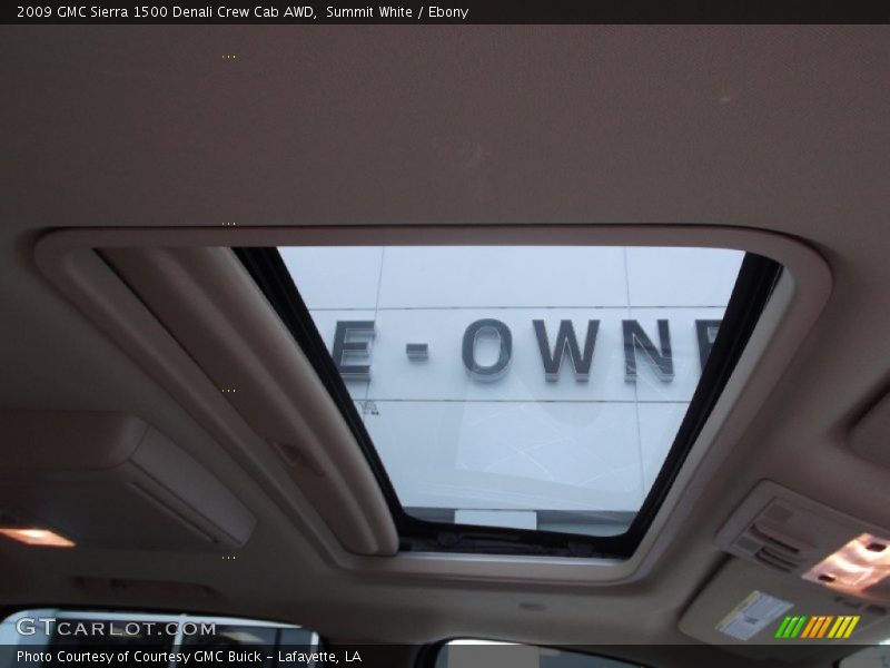 Summit White / Ebony 2009 GMC Sierra 1500 Denali Crew Cab AWD