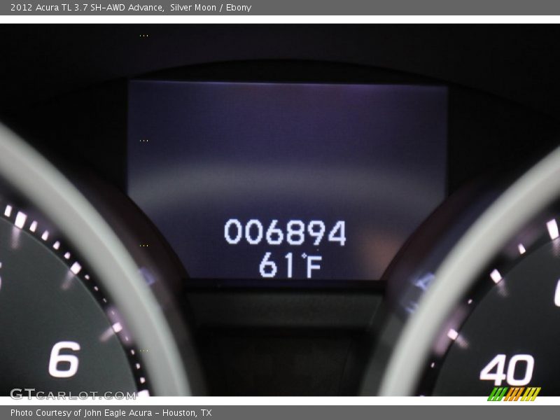 Silver Moon / Ebony 2012 Acura TL 3.7 SH-AWD Advance