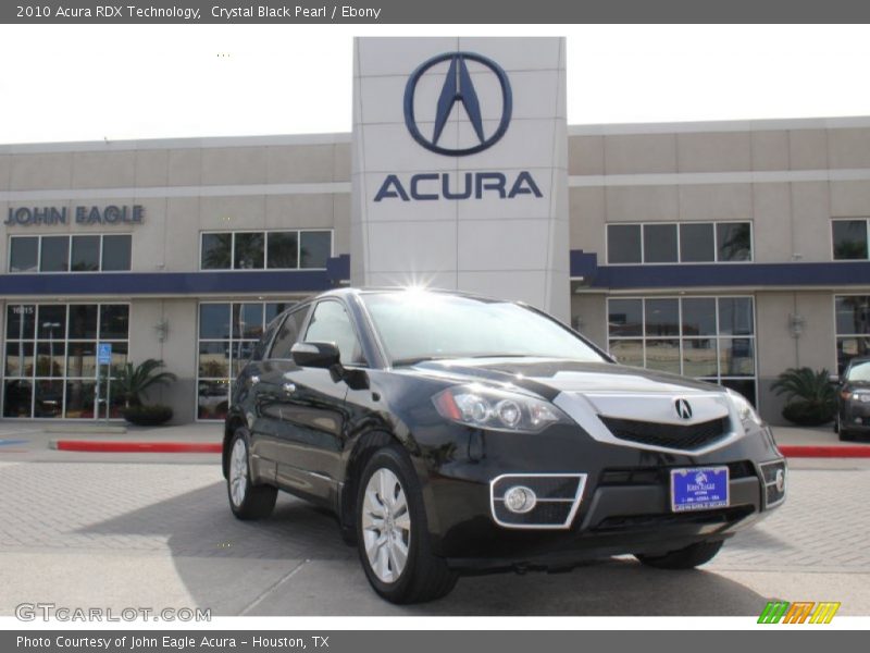 Crystal Black Pearl / Ebony 2010 Acura RDX Technology