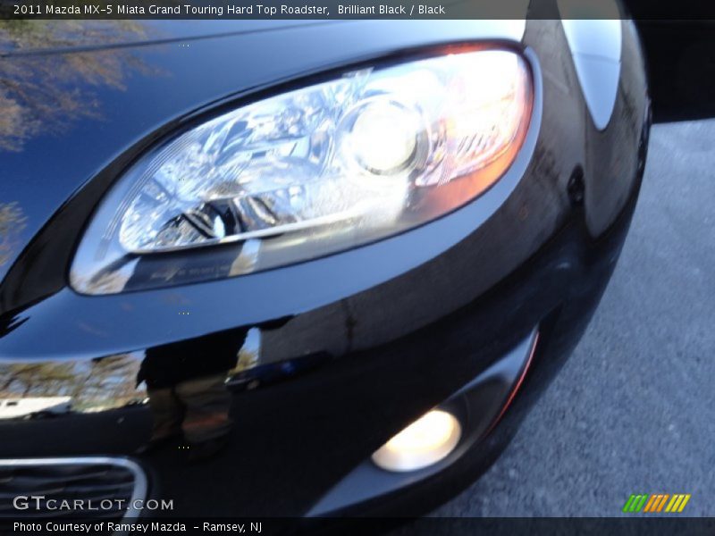 Brilliant Black / Black 2011 Mazda MX-5 Miata Grand Touring Hard Top Roadster