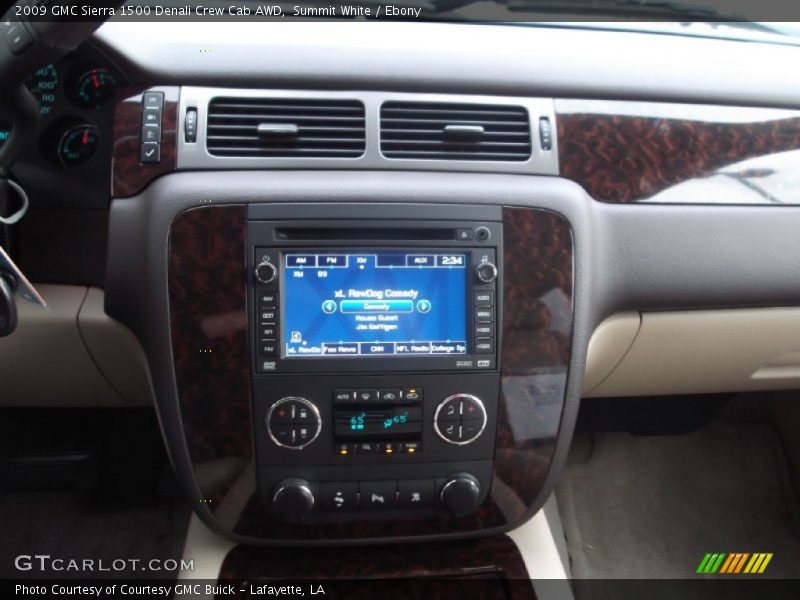 Summit White / Ebony 2009 GMC Sierra 1500 Denali Crew Cab AWD