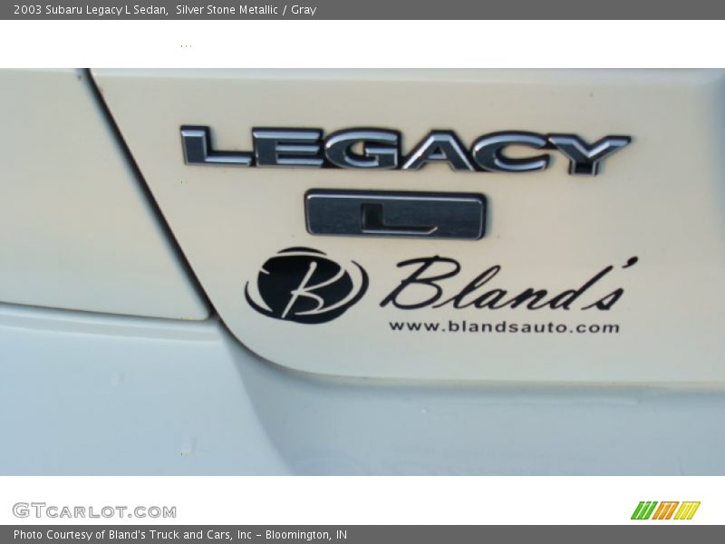 Silver Stone Metallic / Gray 2003 Subaru Legacy L Sedan