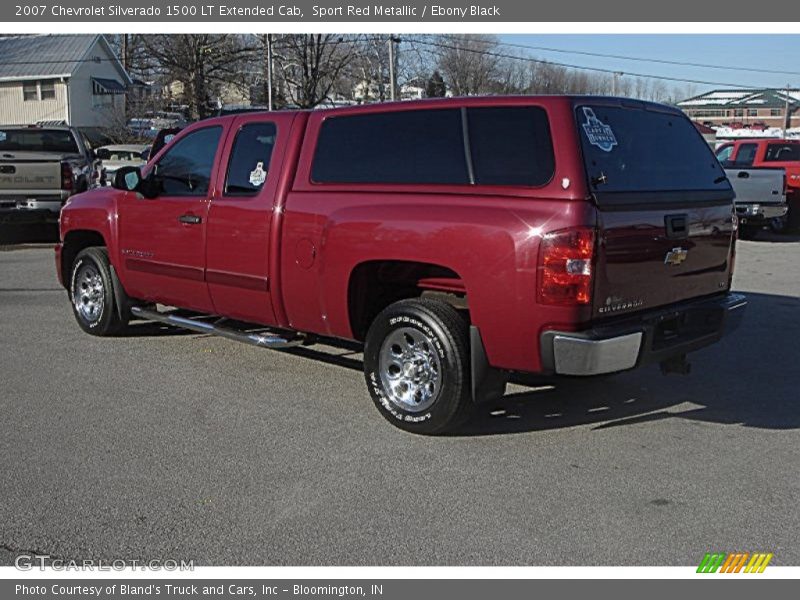 Sport Red Metallic / Ebony Black 2007 Chevrolet Silverado 1500 LT Extended Cab