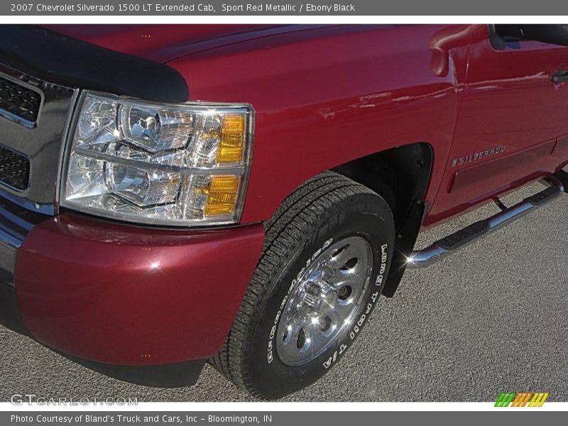 Sport Red Metallic / Ebony Black 2007 Chevrolet Silverado 1500 LT Extended Cab