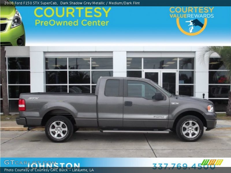 Dark Shadow Grey Metallic / Medium/Dark Flint 2008 Ford F150 STX SuperCab