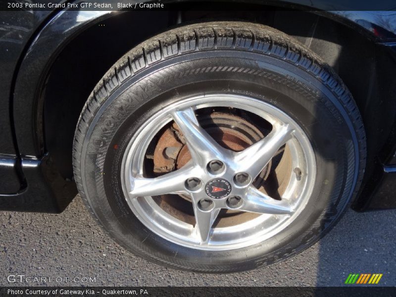 Black / Graphite 2003 Pontiac Grand Prix GTP Sedan