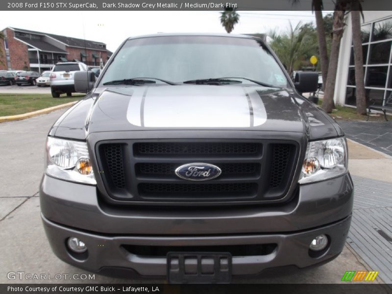Dark Shadow Grey Metallic / Medium/Dark Flint 2008 Ford F150 STX SuperCab