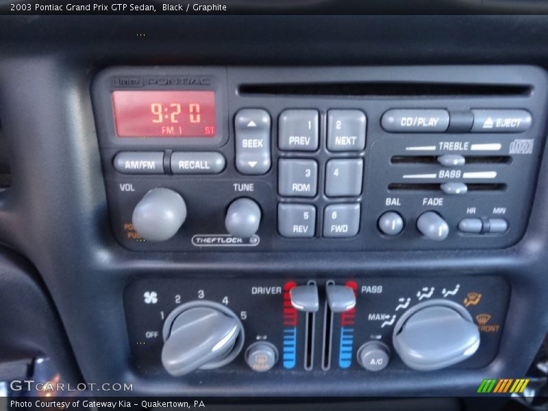 Black / Graphite 2003 Pontiac Grand Prix GTP Sedan
