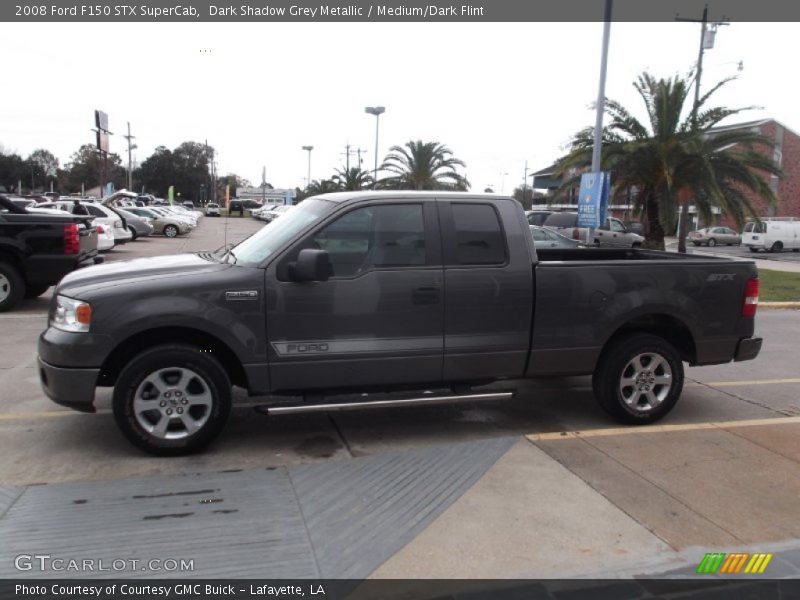 Dark Shadow Grey Metallic / Medium/Dark Flint 2008 Ford F150 STX SuperCab