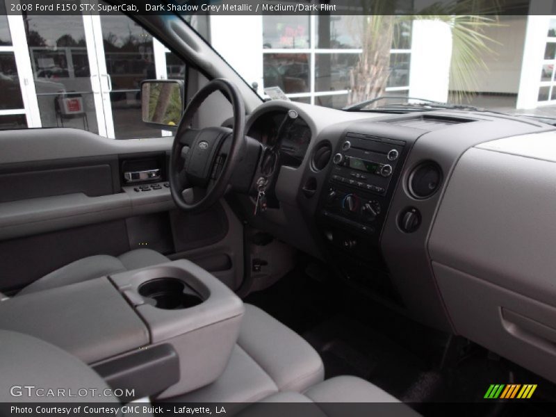 Dark Shadow Grey Metallic / Medium/Dark Flint 2008 Ford F150 STX SuperCab